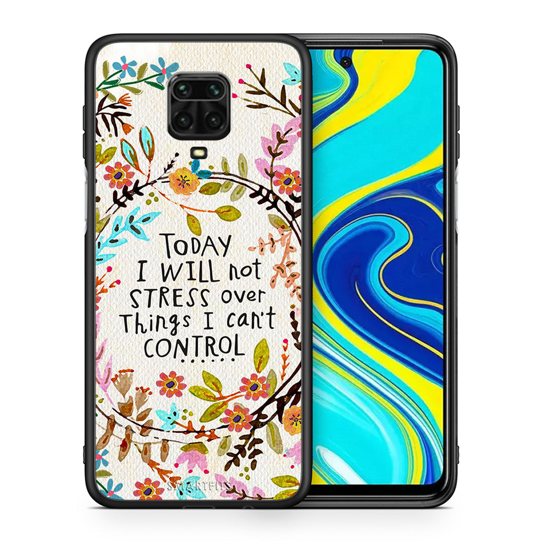 Θήκη Xiaomi Redmi Note 9S / 9 Pro Stress Over από τη Smartfits με σχέδιο στο πίσω μέρος και μαύρο περίβλημα | Xiaomi Redmi Note 9S / 9 Pro Stress Over case with colorful back and black bezels