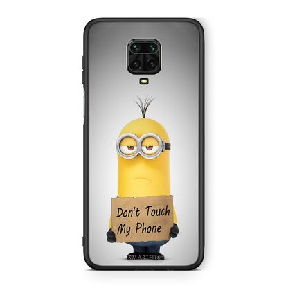 4 - Xiaomi Redmi Note 9S / 9 Pro Minion Text case, cover, bumper