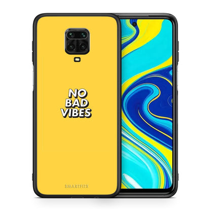Θήκη Xiaomi Redmi Note 9S / 9 Pro Vibes Text από τη Smartfits με σχέδιο στο πίσω μέρος και μαύρο περίβλημα | Xiaomi Redmi Note 9S / 9 Pro Vibes Text case with colorful back and black bezels