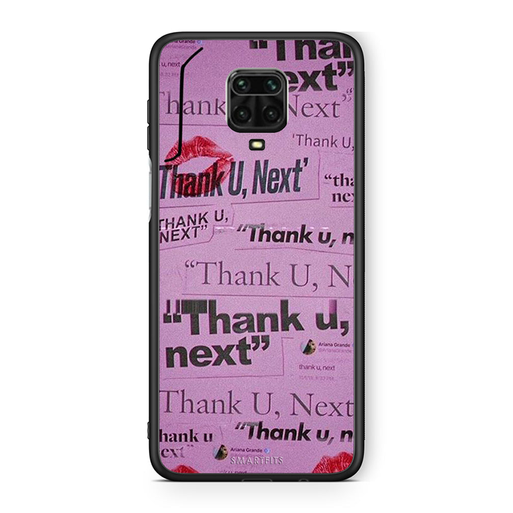 Xiaomi Redmi Note 9S / 9 Pro Thank You Next Θήκη Αγίου Βαλεντίνου από τη Smartfits με σχέδιο στο πίσω μέρος και μαύρο περίβλημα | Smartphone case with colorful back and black bezels by Smartfits