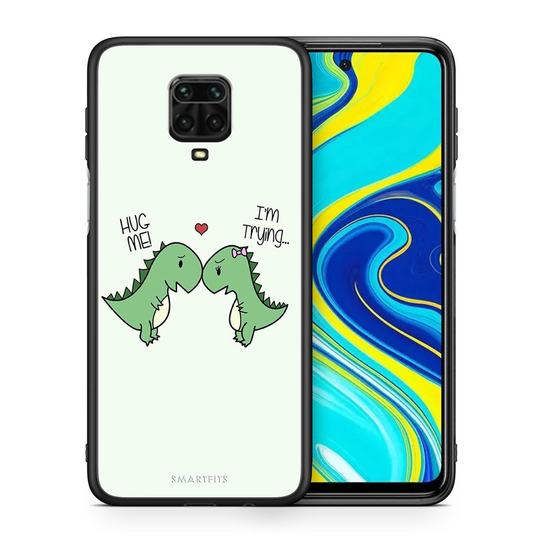 Θήκη Xiaomi Redmi Note 9S / 9 Pro Rex Valentine από τη Smartfits με σχέδιο στο πίσω μέρος και μαύρο περίβλημα | Xiaomi Redmi Note 9S / 9 Pro Rex Valentine case with colorful back and black bezels