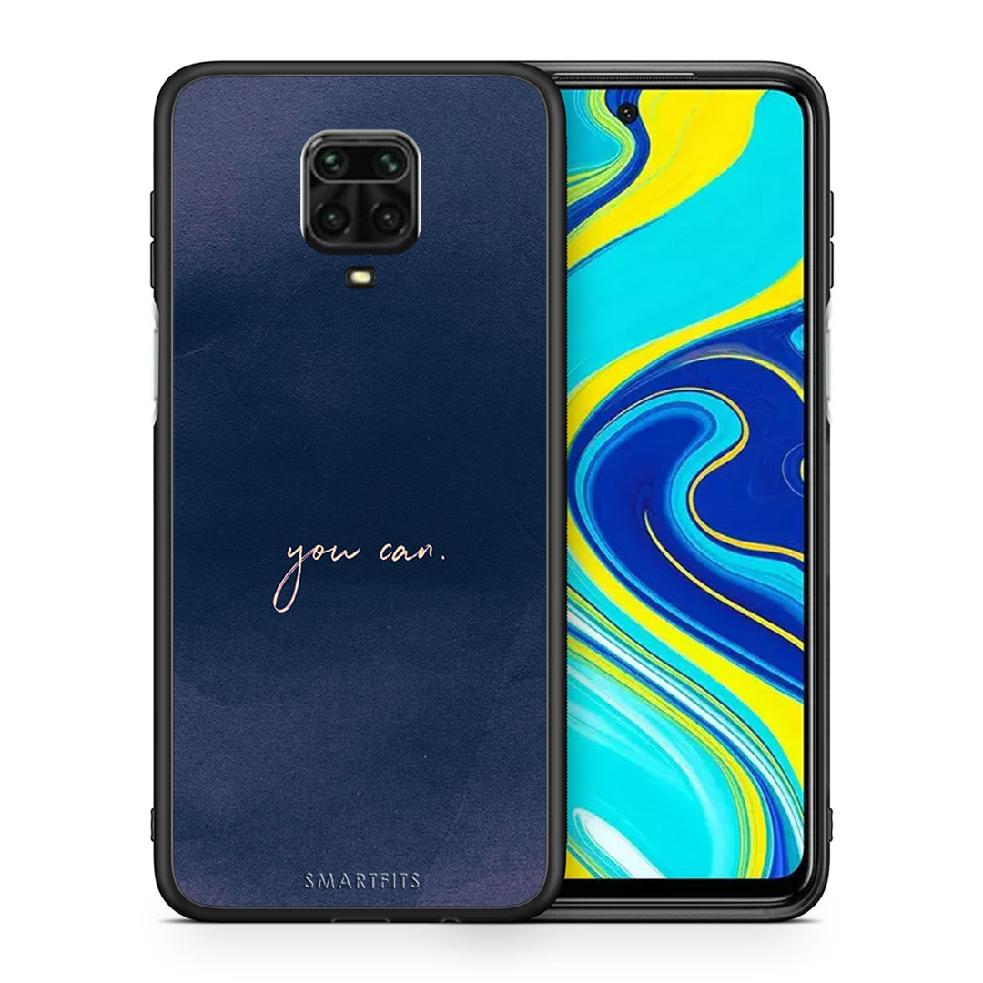 Θήκη Xiaomi Redmi Note 9S / 9 Pro You Can από τη Smartfits με σχέδιο στο πίσω μέρος και μαύρο περίβλημα | Xiaomi Redmi Note 9S / 9 Pro You Can case with colorful back and black bezels
