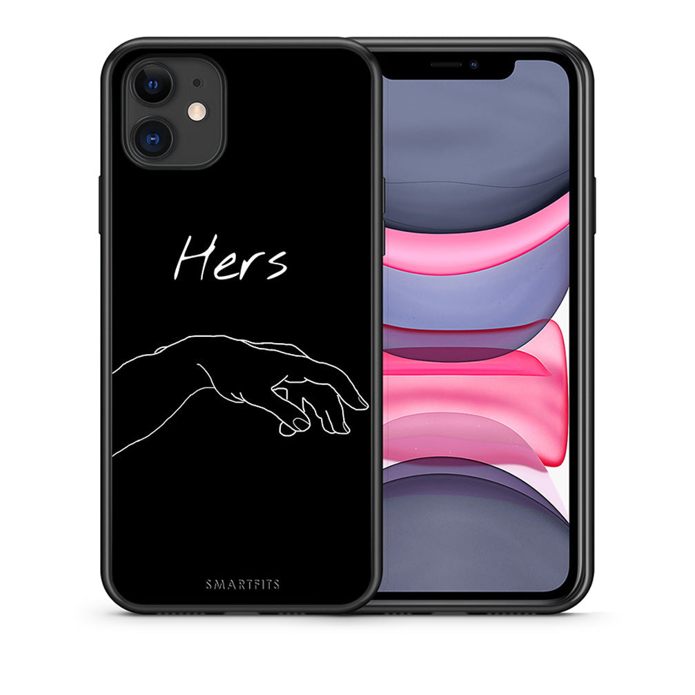 Θήκη Αγίου Βαλεντίνου iPhone 11 Aeshetic Love 1 από τη Smartfits με σχέδιο στο πίσω μέρος και μαύρο περίβλημα | iPhone 11 Aeshetic Love 1 case with colorful back and black bezels