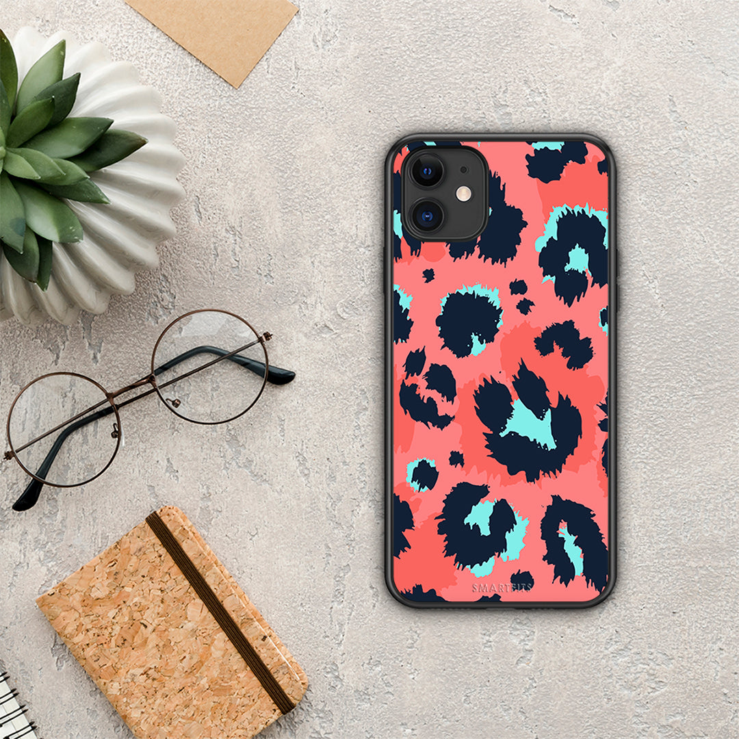 Animal Pink Leopard - iPhone 11 θήκη