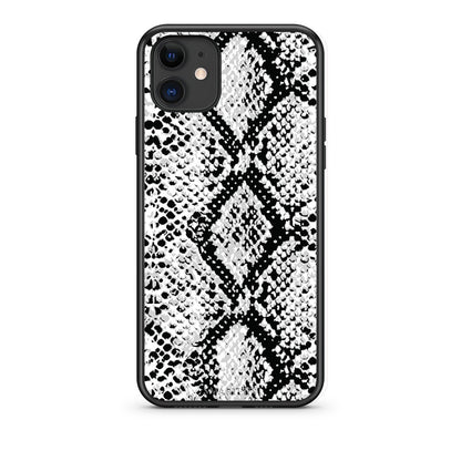 24 - iPhone 11  White Snake Animal case, cover, bumper