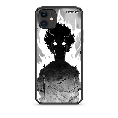 iPhone 11 Anime Boy Θήκη από τη Smartfits με σχέδιο στο πίσω μέρος και μαύρο περίβλημα | Smartphone case with colorful back and black bezels by Smartfits