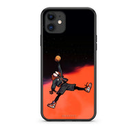 Thumbnail for iPhone 11 Basketball Hero θήκη από τη Smartfits με σχέδιο στο πίσω μέρος και μαύρο περίβλημα | Smartphone case with colorful back and black bezels by Smartfits