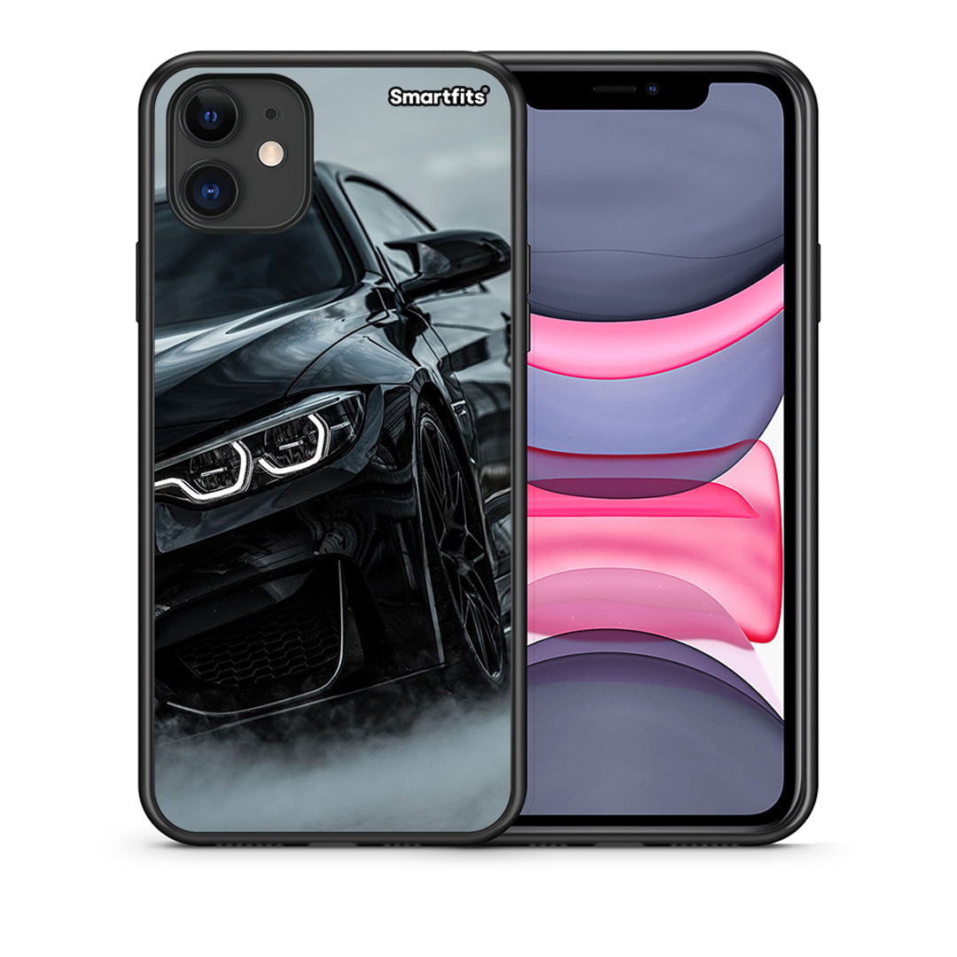 Θήκη iPhone 11 Black BMW από τη Smartfits με σχέδιο στο πίσω μέρος και μαύρο περίβλημα | iPhone 11 Black BMW case with colorful back and black bezels