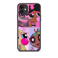 Thumbnail for iPhone 11 Bubble Girls Θήκη Αγίου Βαλεντίνου από τη Smartfits με σχέδιο στο πίσω μέρος και μαύρο περίβλημα | Smartphone case with colorful back and black bezels by Smartfits