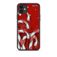 Thumbnail for iPhone 11 Candy Cane θήκη από τη Smartfits με σχέδιο στο πίσω μέρος και μαύρο περίβλημα | Smartphone case with colorful back and black bezels by Smartfits