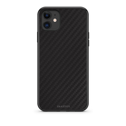 iPhone 11 Carbon Black θήκη από τη Smartfits με σχέδιο στο πίσω μέρος και μαύρο περίβλημα | Smartphone case with colorful back and black bezels by Smartfits