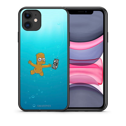 Θήκη iPhone 11 Chasing Money από τη Smartfits με σχέδιο στο πίσω μέρος και μαύρο περίβλημα | iPhone 11 Chasing Money case with colorful back and black bezels