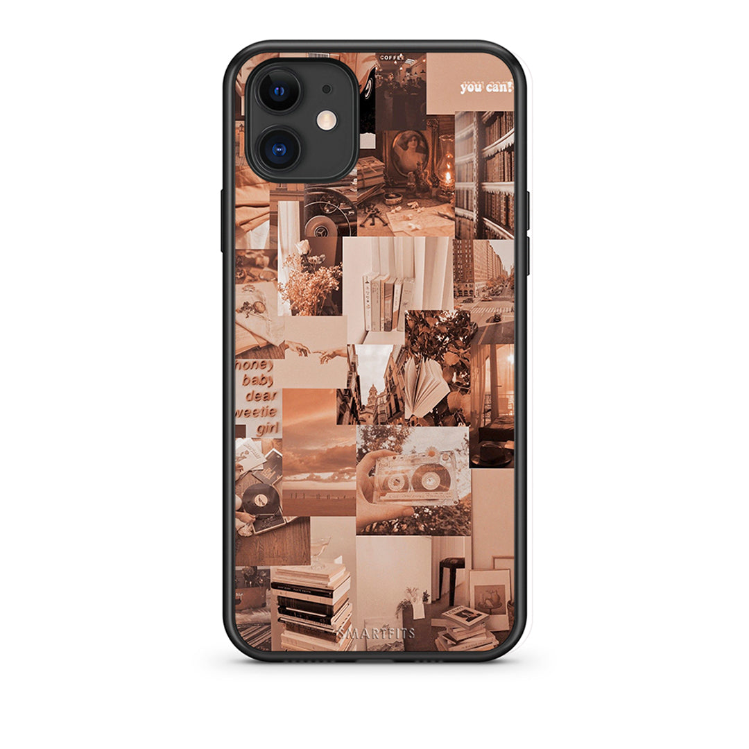 iPhone 11 Collage You Can Θήκη Αγίου Βαλεντίνου από τη Smartfits με σχέδιο στο πίσω μέρος και μαύρο περίβλημα | Smartphone case with colorful back and black bezels by Smartfits