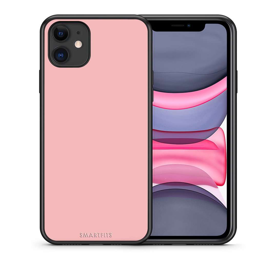 Θήκη iPhone 11 Nude Color από τη Smartfits με σχέδιο στο πίσω μέρος και μαύρο περίβλημα | iPhone 11 Nude Color case with colorful back and black bezels
