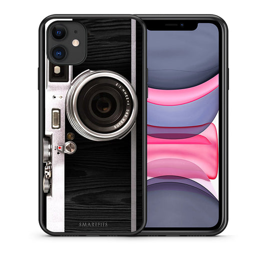 Θήκη iPhone 11 Emily In Paris από τη Smartfits με σχέδιο στο πίσω μέρος και μαύρο περίβλημα | iPhone 11 Emily In Paris case with colorful back and black bezels