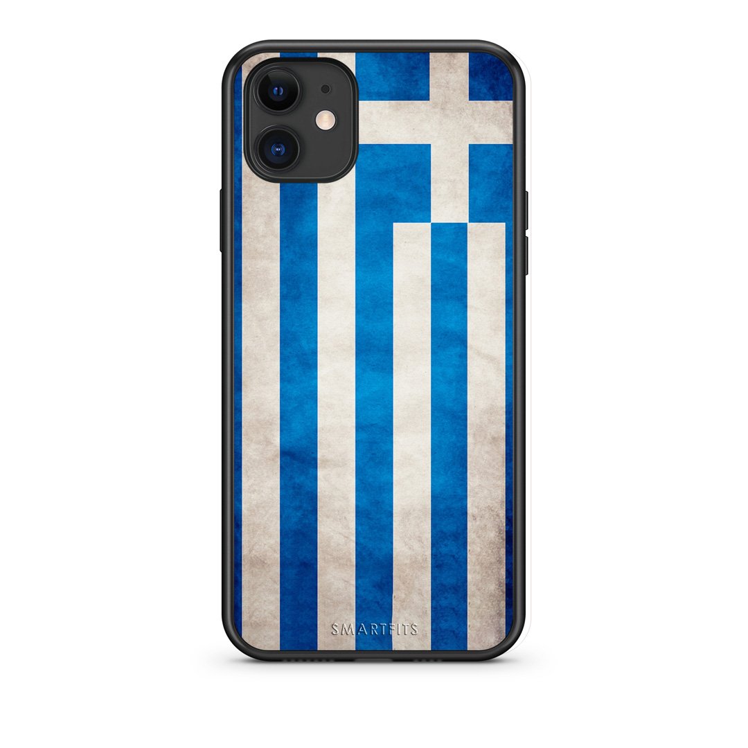 4 - iPhone 11 Greece Flag case, cover, bumper