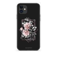 Thumbnail for 4 - iPhone 11 Frame Flower case, cover, bumper