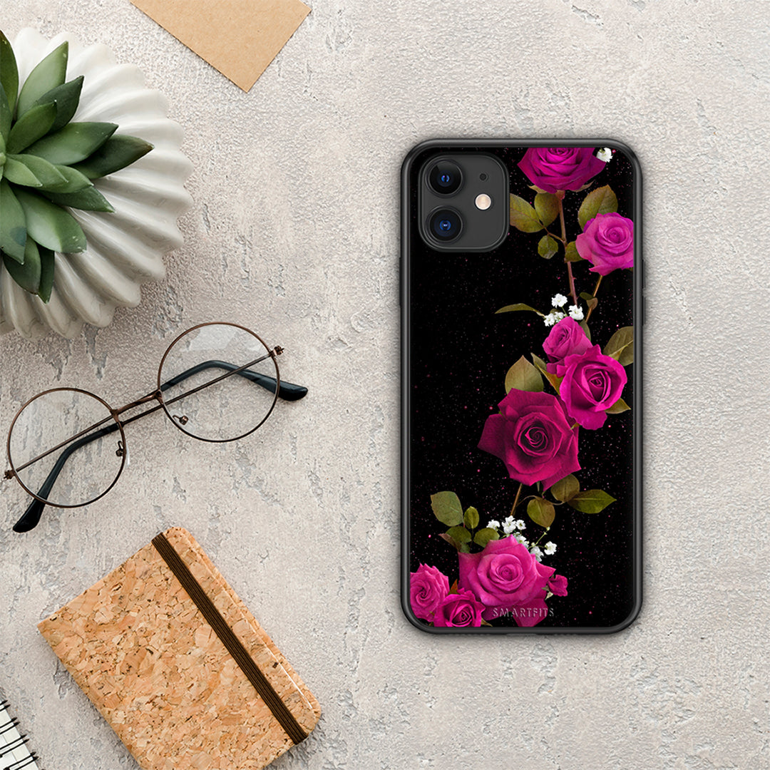 Flower Red Roses - iPhone 11 θήκη