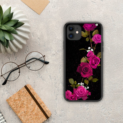 Flower Red Roses - iPhone 11 θήκη