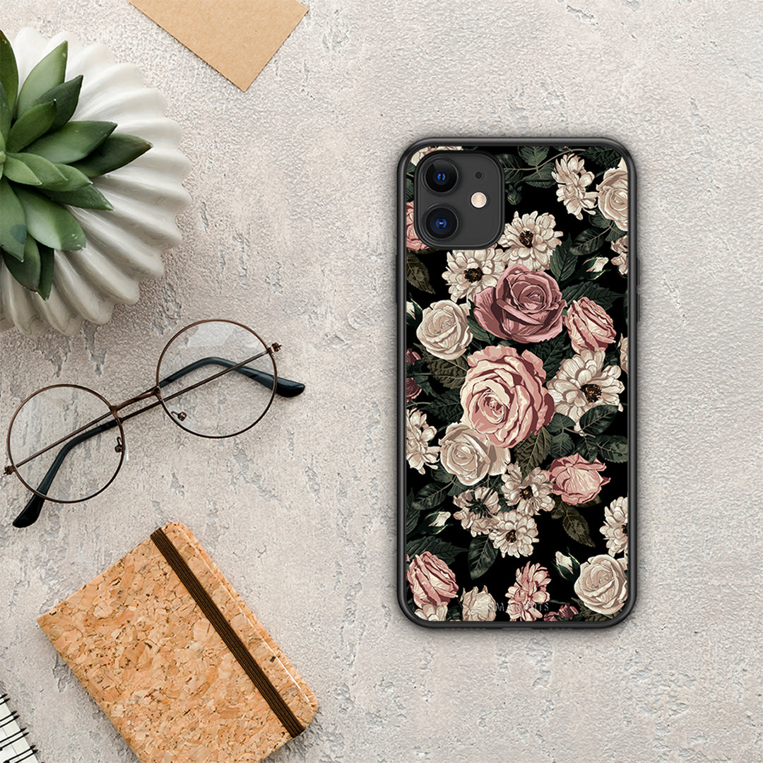 Flower Wild Roses - iPhone 11 θήκη
