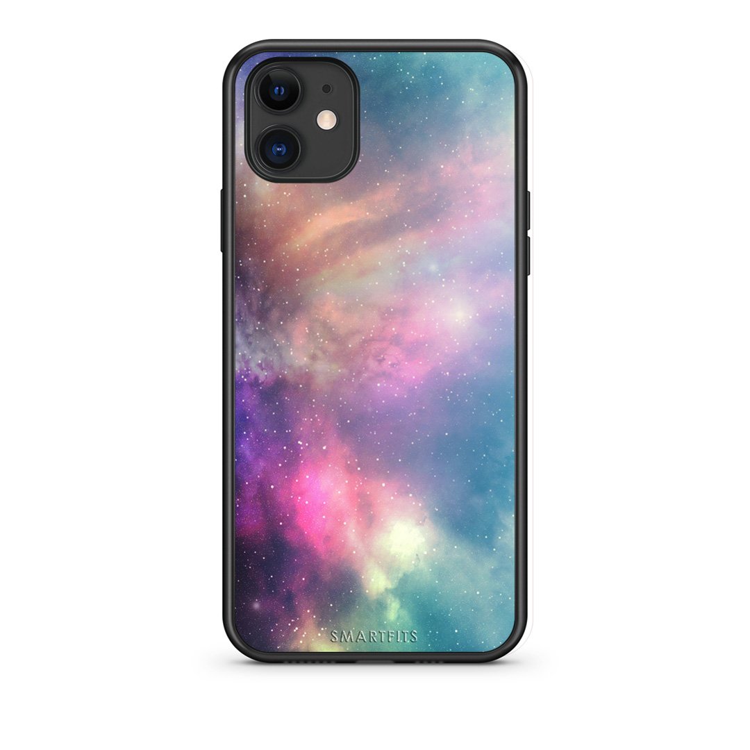 105 - iPhone 11  Rainbow Galaxy case, cover, bumper