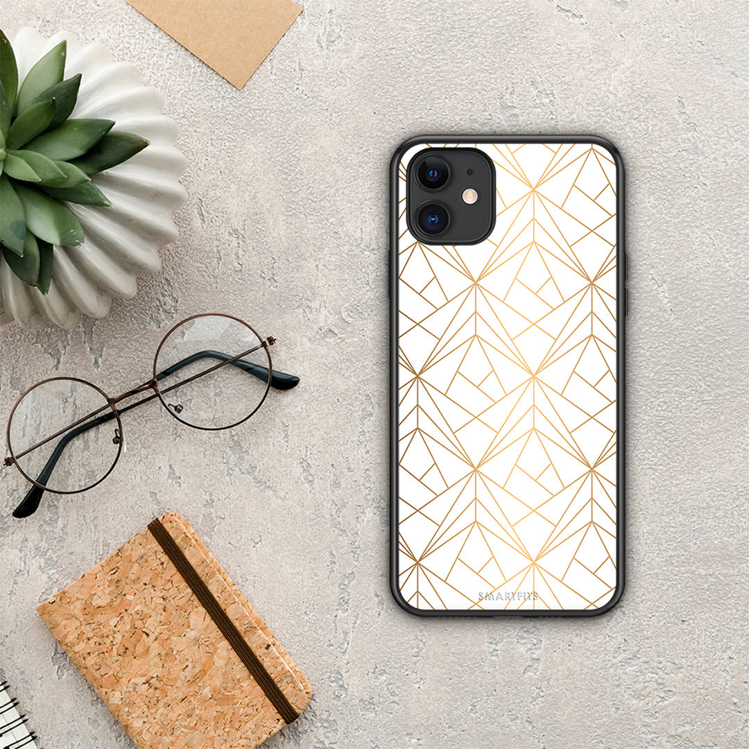 Geometric Luxury White - iPhone 11 θήκη