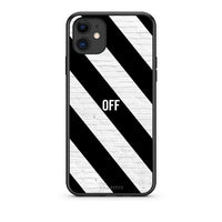 Thumbnail for iPhone 11 Get Off θήκη από τη Smartfits με σχέδιο στο πίσω μέρος και μαύρο περίβλημα | Smartphone case with colorful back and black bezels by Smartfits