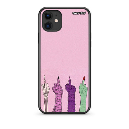 iPhone 11 Halloween Be A Lady Θήκη από τη Smartfits με σχέδιο στο πίσω μέρος και μαύρο περίβλημα | Smartphone case with colorful back and black bezels by Smartfits