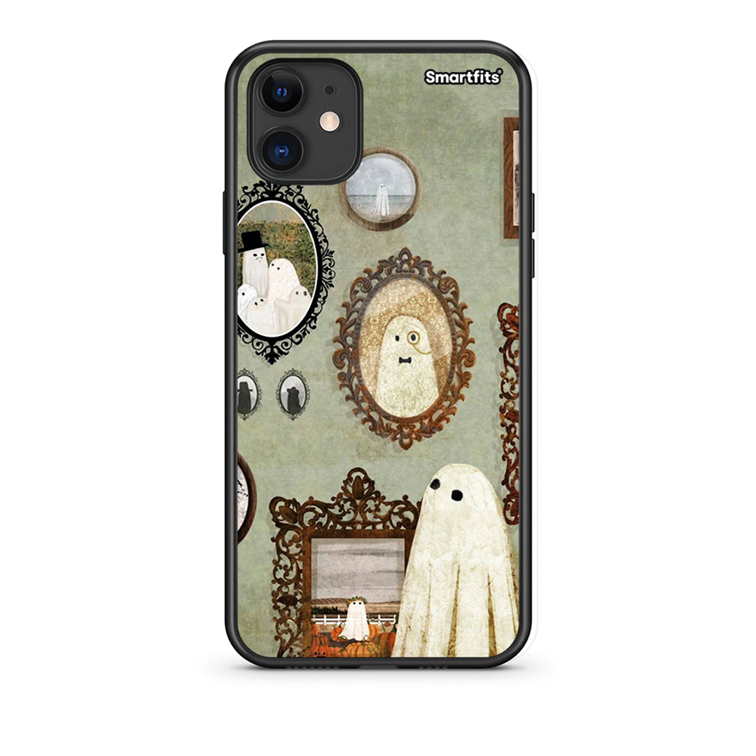 iPhone 11 Halloween Ghost Season Θήκη από τη Smartfits με σχέδιο στο πίσω μέρος και μαύρο περίβλημα | Smartphone case with colorful back and black bezels by Smartfits