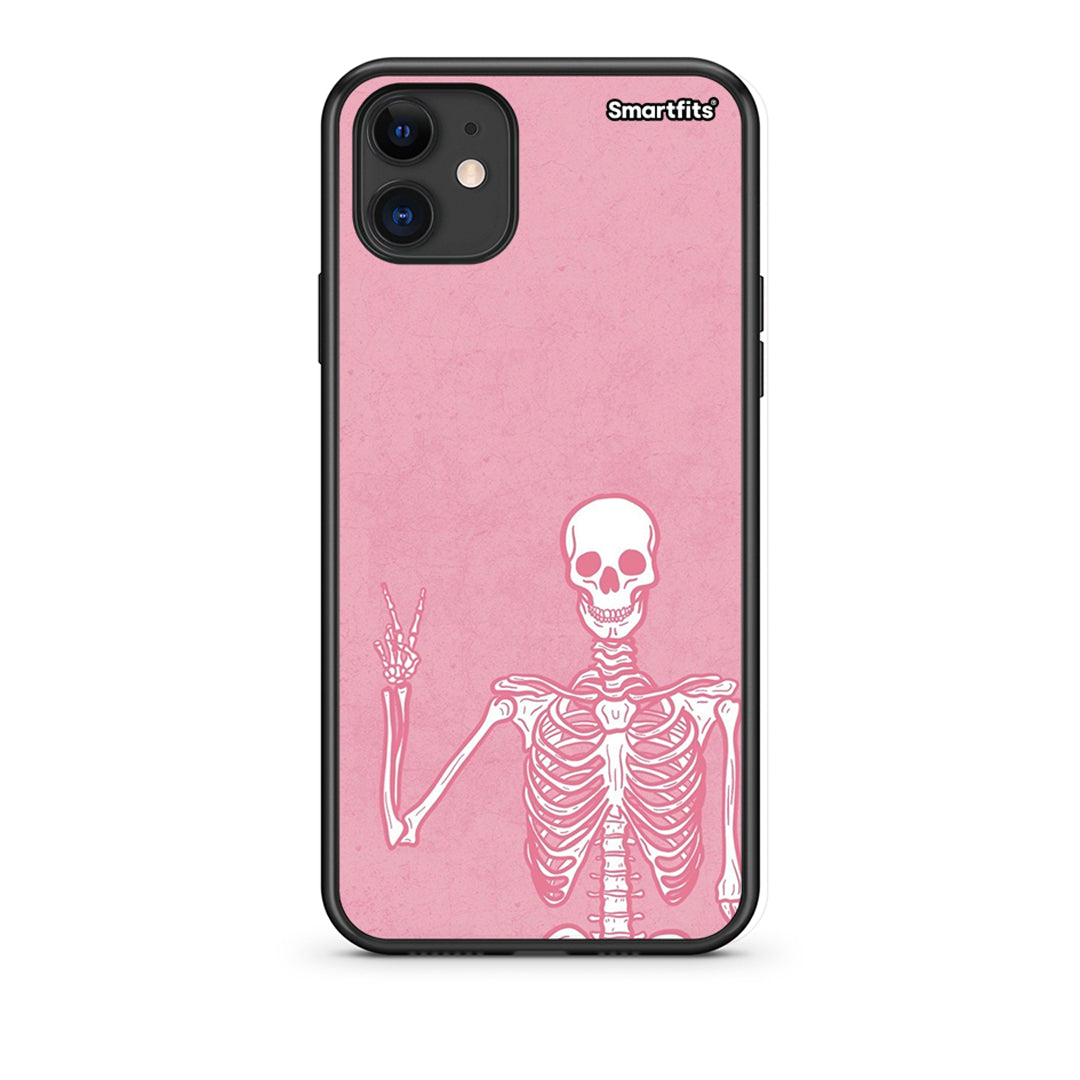 iPhone 11 Halloween Motivation Θήκη από τη Smartfits με σχέδιο στο πίσω μέρος και μαύρο περίβλημα | Smartphone case with colorful back and black bezels by Smartfits