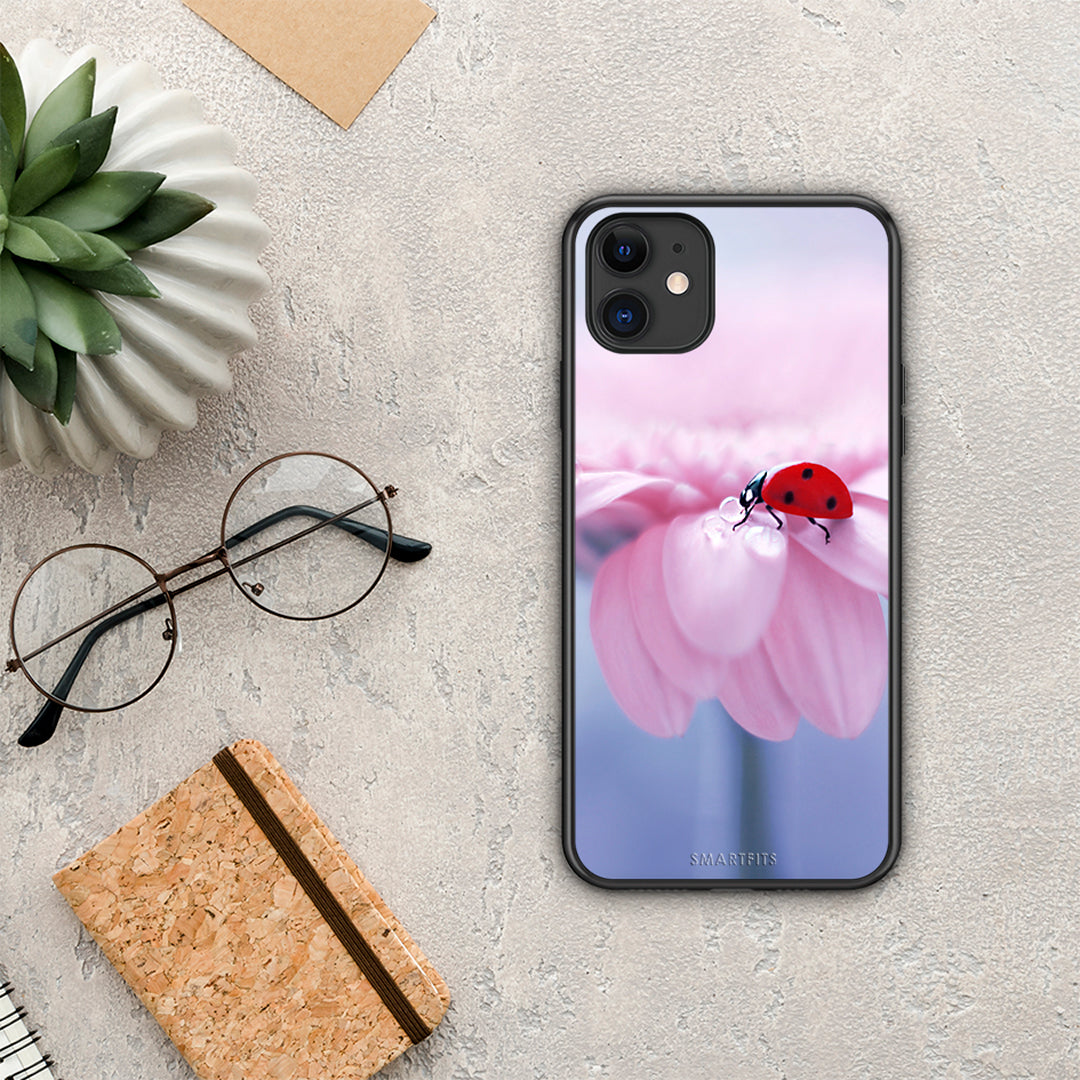 Ladybug Flower - iPhone 11 θήκη
