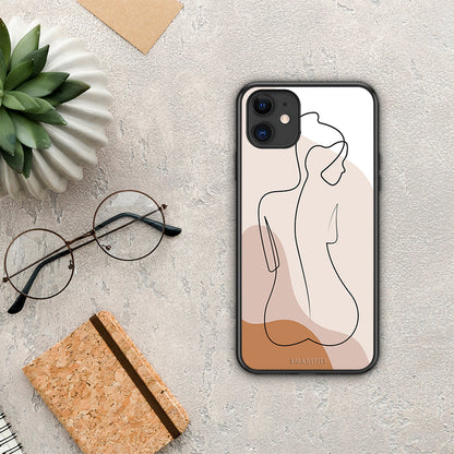 LineArt Woman - iPhone 11 θήκη