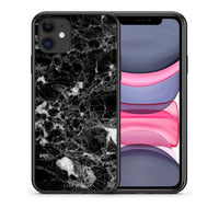 Thumbnail for Θήκη iPhone 11 Male Marble από τη Smartfits με σχέδιο στο πίσω μέρος και μαύρο περίβλημα | iPhone 11 Male Marble case with colorful back and black bezels