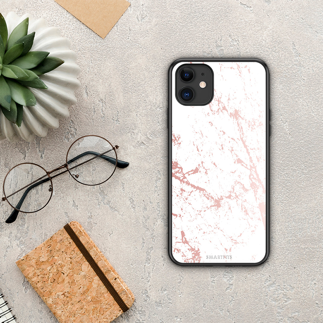 Marble Pink Splash - iPhone 11 θήκη