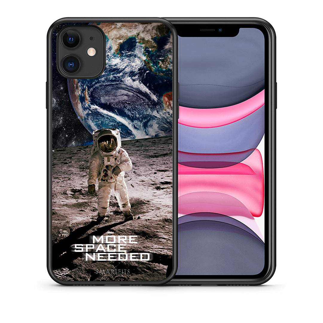 Θήκη iPhone 11 More Space από τη Smartfits με σχέδιο στο πίσω μέρος και μαύρο περίβλημα | iPhone 11 More Space case with colorful back and black bezels