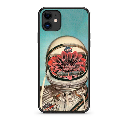 iPhone 11 Nasa Bloom θήκη από τη Smartfits με σχέδιο στο πίσω μέρος και μαύρο περίβλημα | Smartphone case with colorful back and black bezels by Smartfits
