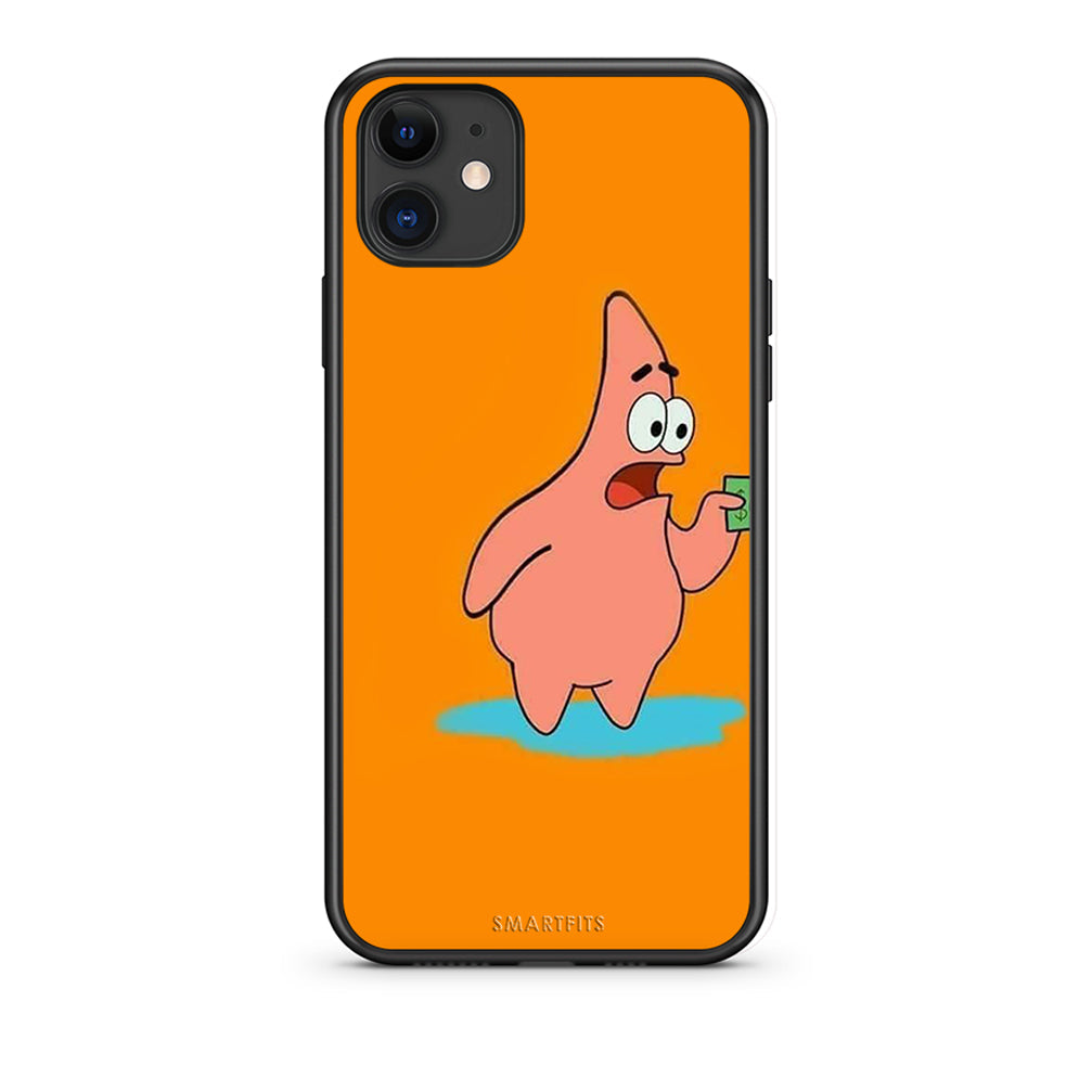 iPhone 11 No Money 1 Θήκη Αγίου Βαλεντίνου από τη Smartfits με σχέδιο στο πίσω μέρος και μαύρο περίβλημα | Smartphone case with colorful back and black bezels by Smartfits