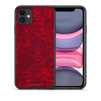 Thumbnail for Θήκη iPhone 11 Paisley Cashmere από τη Smartfits με σχέδιο στο πίσω μέρος και μαύρο περίβλημα | iPhone 11 Paisley Cashmere case with colorful back and black bezels