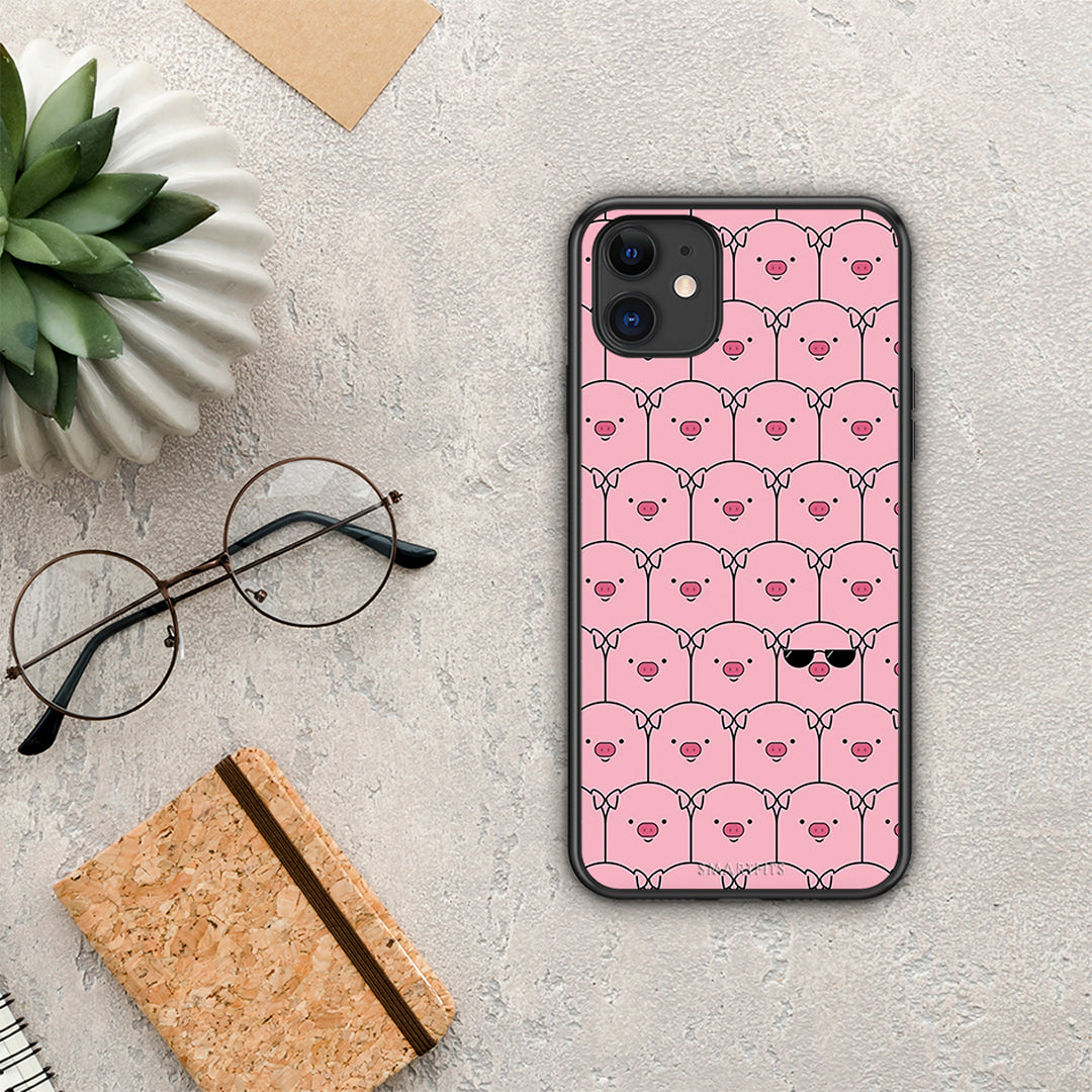 Pig Glasses - iPhone 11 θήκη