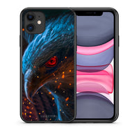Thumbnail for Θήκη iPhone 11 Eagle PopArt από τη Smartfits με σχέδιο στο πίσω μέρος και μαύρο περίβλημα | iPhone 11 Eagle PopArt case with colorful back and black bezels