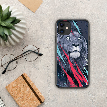 PopArt Lion Designer - iPhone 11 θήκη