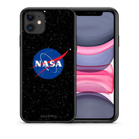 Thumbnail for Θήκη iPhone 11 NASA PopArt από τη Smartfits με σχέδιο στο πίσω μέρος και μαύρο περίβλημα | iPhone 11 NASA PopArt case with colorful back and black bezels
