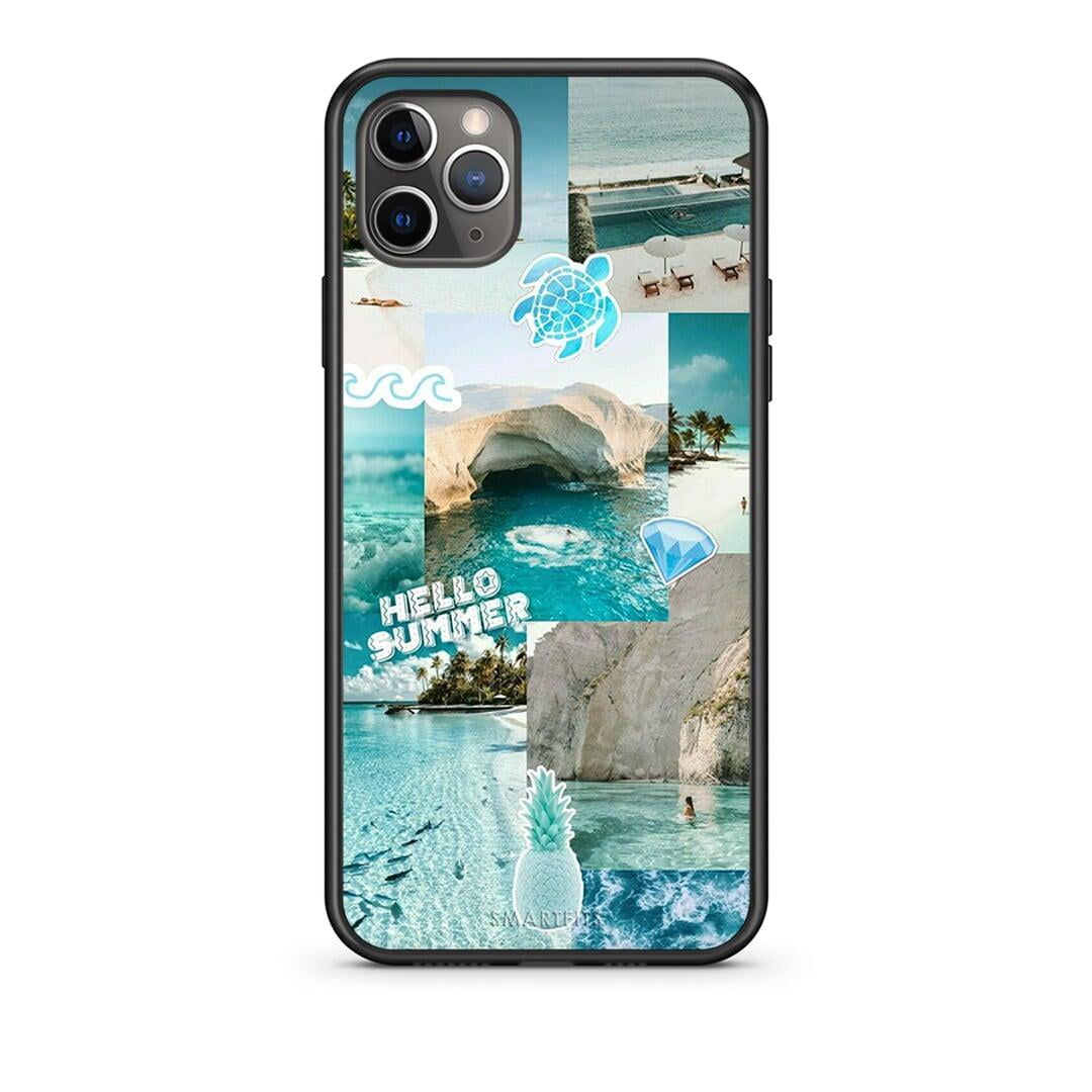iPhone 11 Pro Max Aesthetic Summer Θήκη από τη Smartfits με σχέδιο στο πίσω μέρος και μαύρο περίβλημα | Smartphone case with colorful back and black bezels by Smartfits