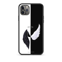 Thumbnail for iPhone 11 Pro Angels Demons θήκη από τη Smartfits με σχέδιο στο πίσω μέρος και μαύρο περίβλημα | Smartphone case with colorful back and black bezels by Smartfits