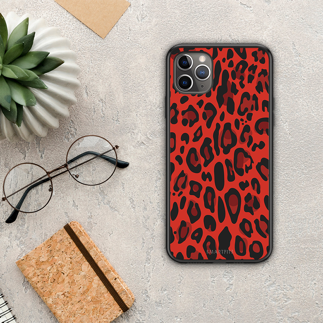 Animal Red Leopard - iPhone 11 Pro θήκη