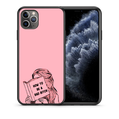 Θήκη iPhone 11 Pro Max Bad Bitch από τη Smartfits με σχέδιο στο πίσω μέρος και μαύρο περίβλημα | iPhone 11 Pro Max Bad Bitch case with colorful back and black bezels