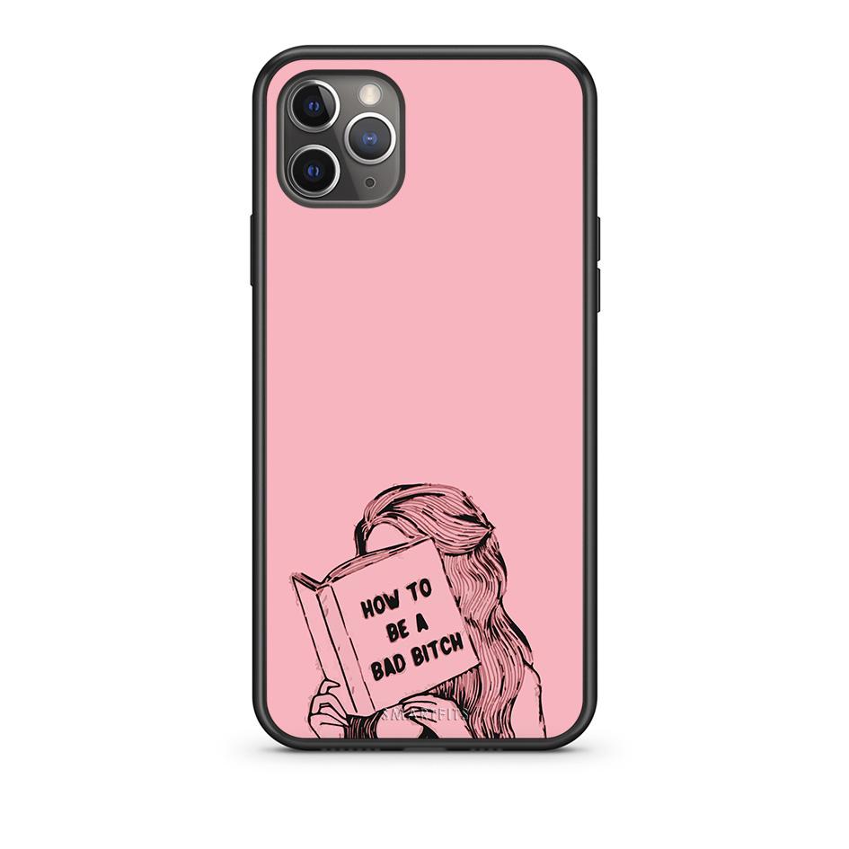 iPhone 11 Pro Max Bad Bitch θήκη από τη Smartfits με σχέδιο στο πίσω μέρος και μαύρο περίβλημα | Smartphone case with colorful back and black bezels by Smartfits