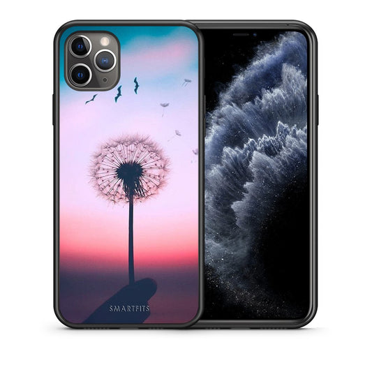 Θήκη iPhone 11 Pro Max Wish Boho από τη Smartfits με σχέδιο στο πίσω μέρος και μαύρο περίβλημα | iPhone 11 Pro Max Wish Boho case with colorful back and black bezels