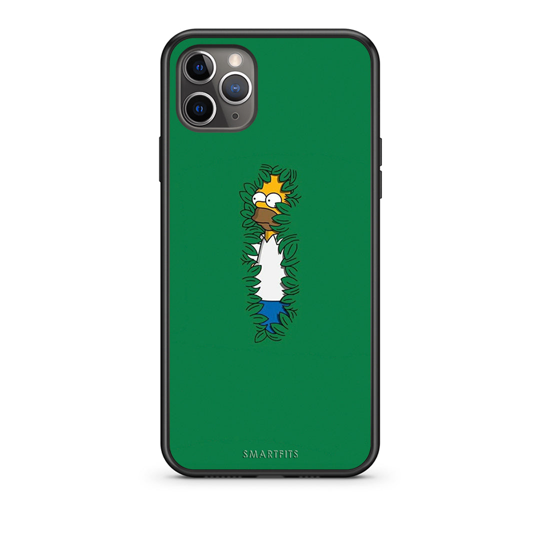 iPhone 11 Pro Bush Man Θήκη Αγίου Βαλεντίνου από τη Smartfits με σχέδιο στο πίσω μέρος και μαύρο περίβλημα | Smartphone case with colorful back and black bezels by Smartfits