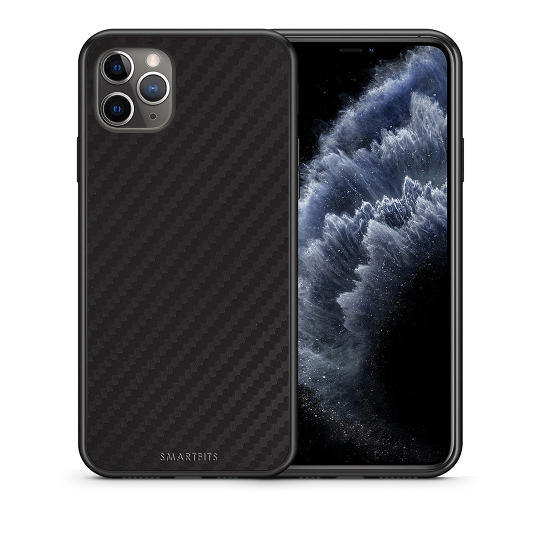 Θήκη iPhone 11 Pro Carbon Black από τη Smartfits με σχέδιο στο πίσω μέρος και μαύρο περίβλημα | iPhone 11 Pro Carbon Black case with colorful back and black bezels